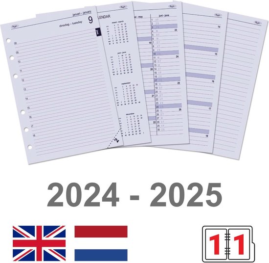 Kalpa 62012425 A5 Agenda Vulling 2024 2025 bol