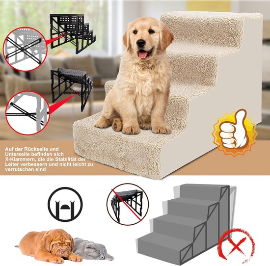 Waterdichte Hondentrap 2 Treden, Wasbare Ladder Hondentrap For Kleine Honden En Katten, Verwijderbare Huisdiertrap, Draagbare Kattentrap For Slaapbank (Color : A, Size : 2 Steps Waterdichte Hondentrap 2 Treden, Wasbare Ladder Hondentrap For Kleine Honden En Katten, Verwijderbare Huisdiertrap, Draagbare Kattentrap For Slaapbank (Color : A, Size : 2 Steps