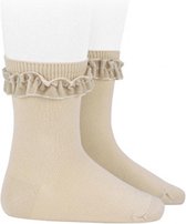 Cóndor Sokken Velvet Roezel | 2459/4 | Linen/Beige | 12-24 mnd | maat 2