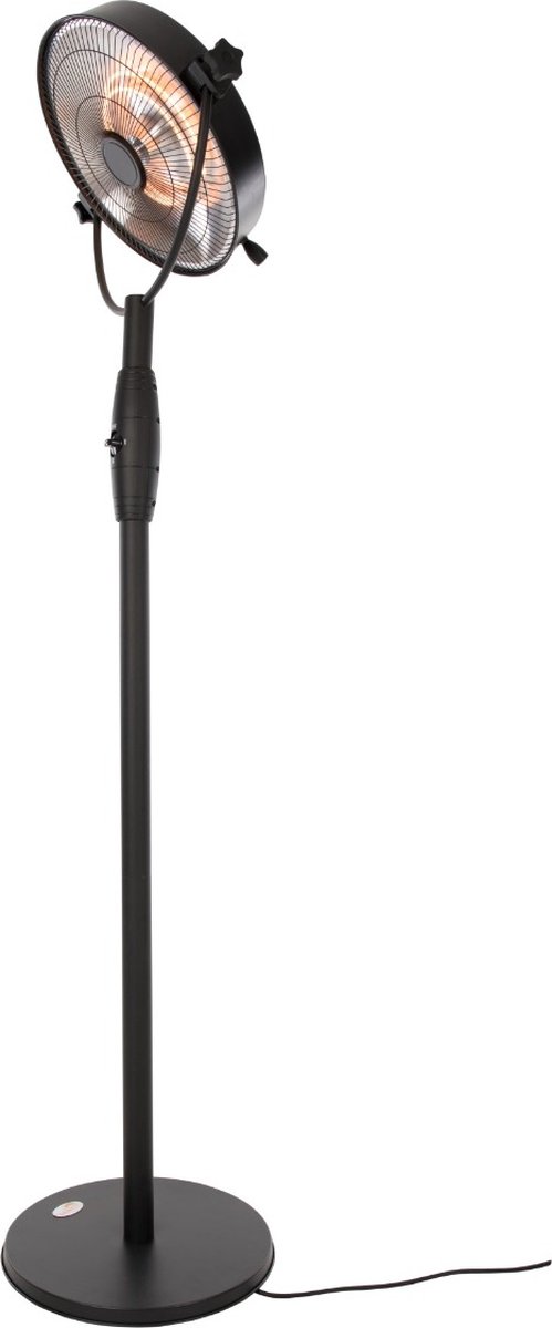 Sunred Retro Bright 2100 W - Chauffage de terrasse sur pied - Noir
