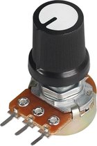 Volumeregelingsknop - Dual Stereo Potentiometer 3pin 5k ohm