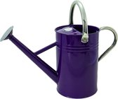4,5 liter vintage gieter in violet verzinkte stalen kan voor dagelijks gieten kan in klassieke Engelse stijl met 2 handgrepen