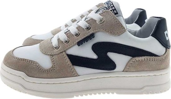 Develab 45987 Lage sneakers - Leren Sneaker - Meisjes - Beige - Maat 30