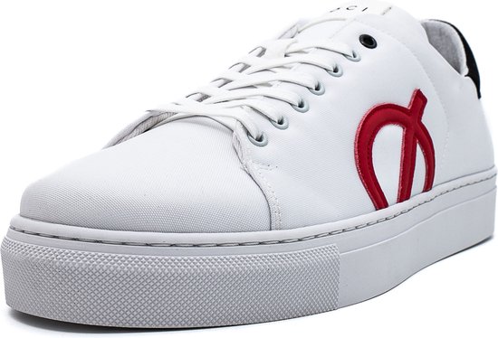Loci Lo Negen Witte Sneakers - Streetwear - Volwassen