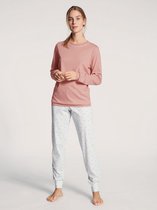 Calida Sweet Dreams Pyjama lange broek - 251 Pink - maat 40/42 (40-42) - Dames Volwassenen - Katoen/elastaan- 40536-251-40-42