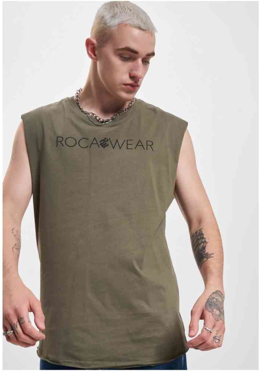 Rocawear - NextOne Tanktop - L - Olijfgroen