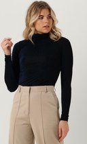 My Essential Wardrobe Hapermw Rollneck Blouse Tops & T-shirts Dames - Shirt - Donkerblauw - Maat L