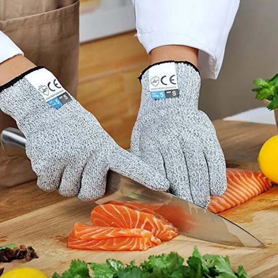 Snijbestendige handschoenen, niveau 5, bescherming