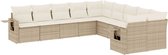 vidaXL-10-delige-Loungeset-met-kussens-poly-rattan-beige