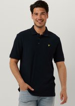 Lyle & Scott Milano Trim Polo Shirt Polo's & T-shirts Heren - Polo shirt - Donkerblauw - Maat XS