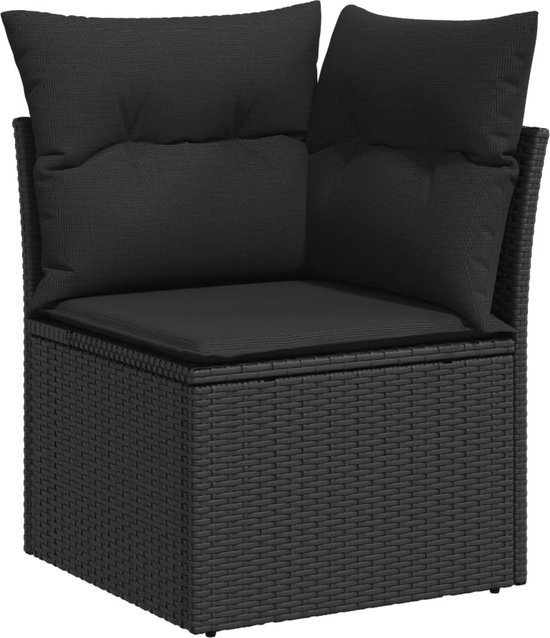 vidaXL-5-delige-Loungeset-met-kussens-poly-rattan-zwart