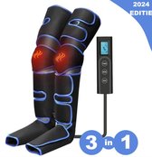 Massage Apparaat - Voetmassage - Beenmassage Apparaat - Bloedsomloop - Lymfedrainage - 10 Watt - 35 ℃/45 ℃/55 ℃ - Oplaadbaar