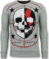 Skull Trui - God of War Heren Sweater - Grijs