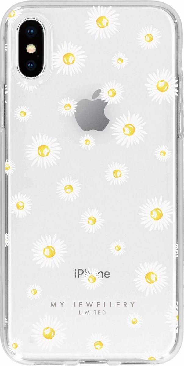 My Jewellery Design Backcover iPhone X / Xs hoesje - Madeliefjes | bol.com