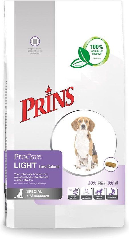 Prins Procare Light – Hondenvoer – 7,5 kg