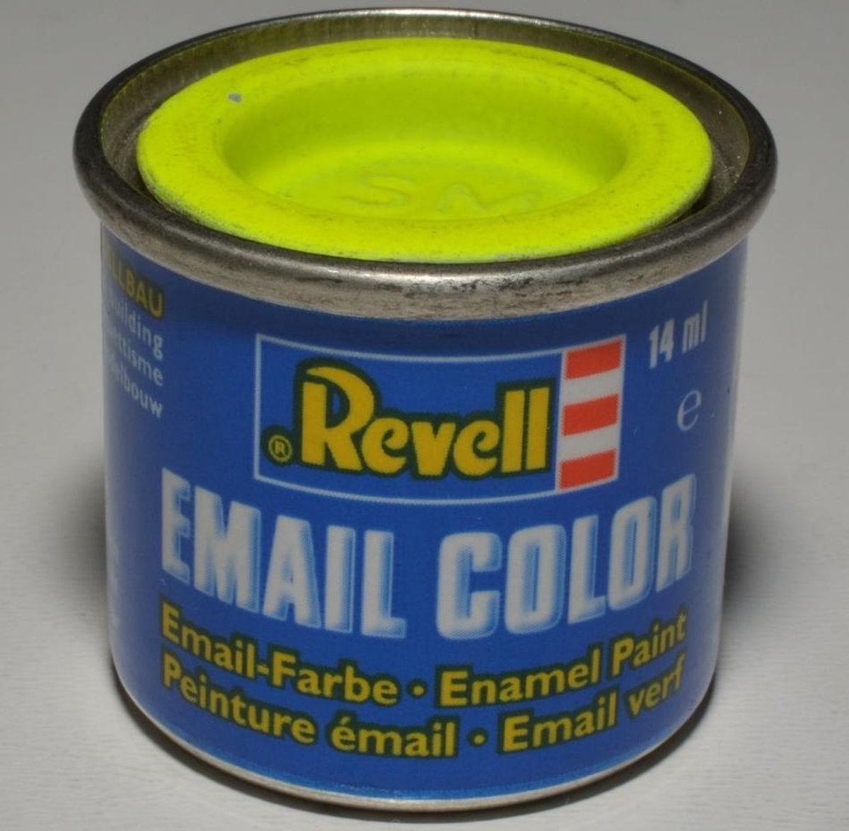 Peinture Revell pour modélisme de couleur jaune néon numéro 312