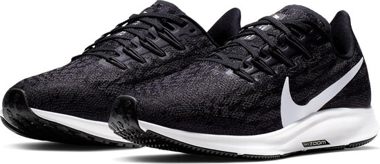 Nike Wmns Air Zoom Pegasus 36 Dames Hardloopschoenen - Black/White-Thunder  Grey - Maat 42,5 | Bestel nu!