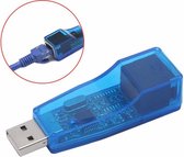 USB naar RJ45 Ethernet LAN adapter – USB 2.0 Ethernet LAN adapter – Blauw
