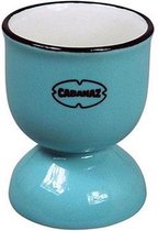 CABANAZ - eierdop, keramiek, EGG CUP, blauw