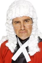 "Pruik rechter voor heren Feestartikel - Verkleedpruik - One size"