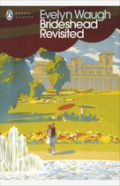 Boekomslag van Evelyn Waughs 'Brideshead Revisited' met een parkscène in de stijl van de jaren 1920.