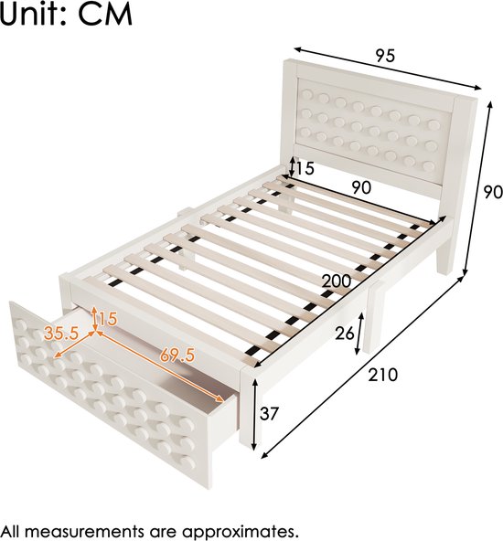 Sapgaks Tweepersoonsslaapbank met USB, 2-zits, 90 x 200 cm Sapgaks Tweepersoonsslaapbank met USB, 2-zits, 90 x 200 cm