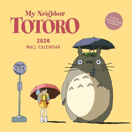 Studio Ghibli- Studio Ghibli My Neighbor Totoro 2026 Wall Calendar