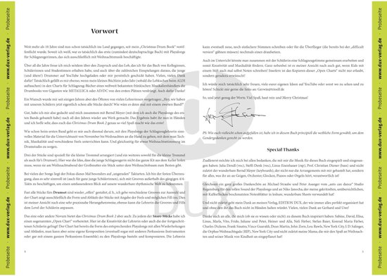 Edition Dux The Christmas Drumbook 2 - Songboek voor drums
