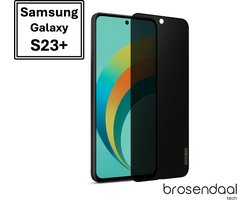 Brosendaal Privacy Screenprotector geschikt voor Samsung Galaxy S23 Plus – Mat Privacy Glass – Anti Reflectie – Kras- en Valbestendig
