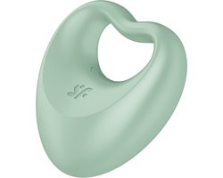 Satisfyer 2-in-1 vingervibrator en penisring 'Perfect Pair 3', 6,5 cm, lichaamsvriendelijke siliconen, oplaadbaar