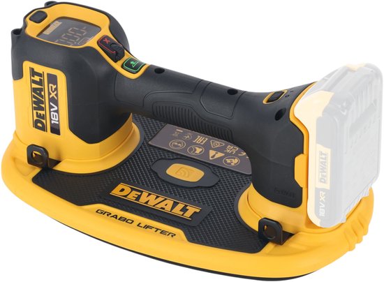 DeWALT DCE590N Poussoir sous vide à batterie support carrelage/verre 18V XR Basic Body