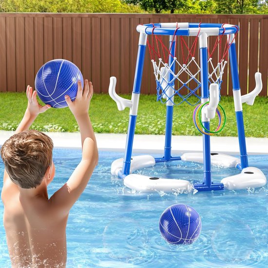 Set D’Anneaux De Plongée – 2 Pièces + Corde 1.5 M – Jouet Aquatique Éducatif Pour Enfants 5-12 Ans – Piscine & Plage