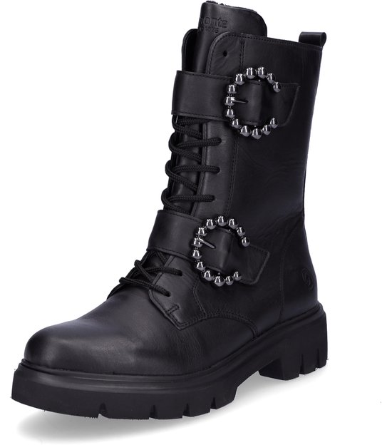 Remonte dames veterboot zwart bol