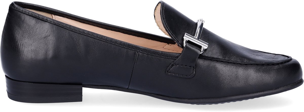 Ara dames leren mocassin zwart 8,5
