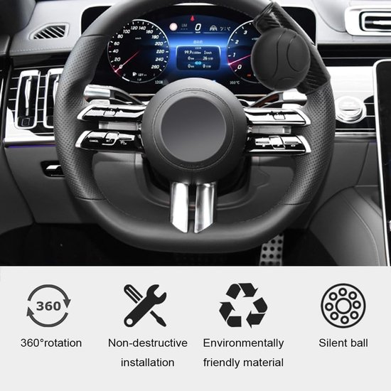 RFWR® Universele Stuurwiel Draaiknop voor Auto en Vrachtwagen - Verbeter de Comfort van het Rijden van RFWR — afbeelding 2