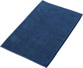 Badmat Anti-Slip - Zacht en absorberend - 1 stuk - Blauw - 40x60 cm