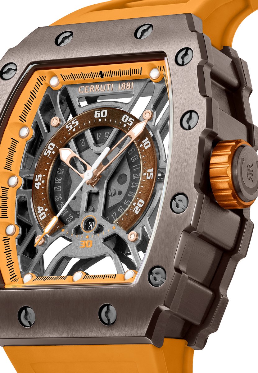 Datum horloge Gubbio Orange