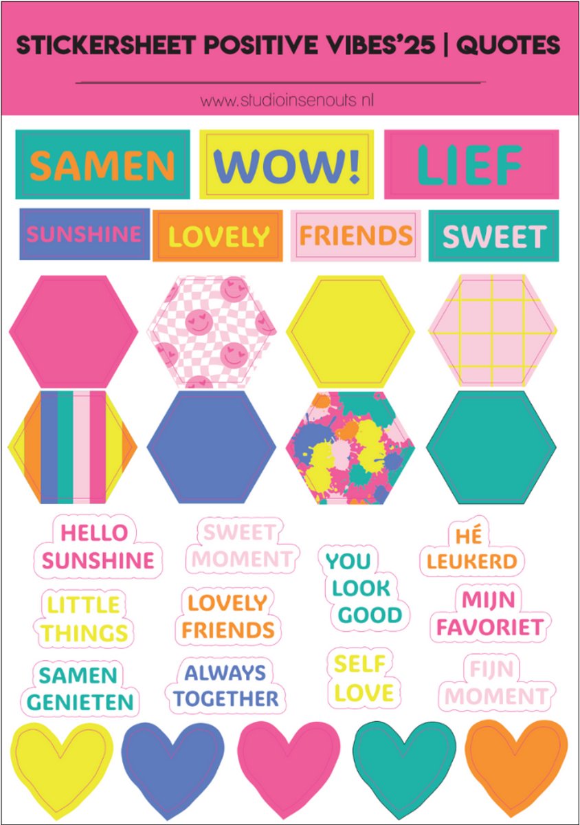 Stickervel Quotes | Positive Vibes'25
