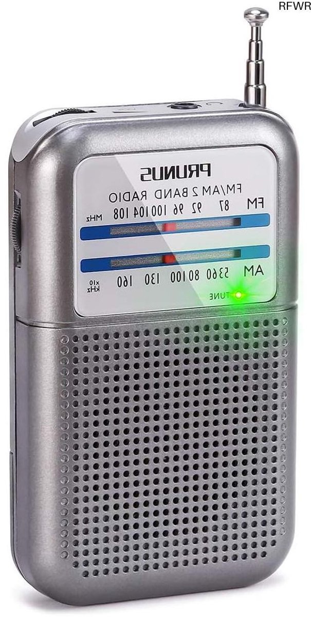 RFWR® Draagbare AM/FM Transistor Radio - Mini Pocket Radio met Signaal Indicator