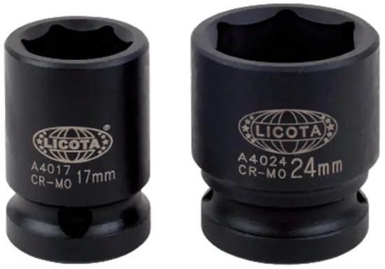 Clé à douille 32 mm Douille à choc 1/2 pouce Cr-Mo