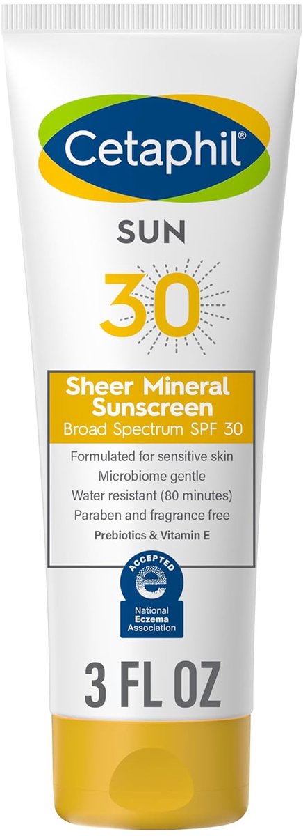 Cetaphil - pure minerale zonnebrandcrème - SPF 30 - 89ML