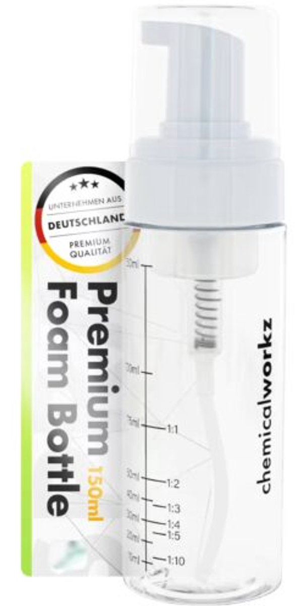 ChemicalWorkz® - Foam Bottle - Dispenser With Scale – Schuim Dispenser Met Meetschaal – 150ml