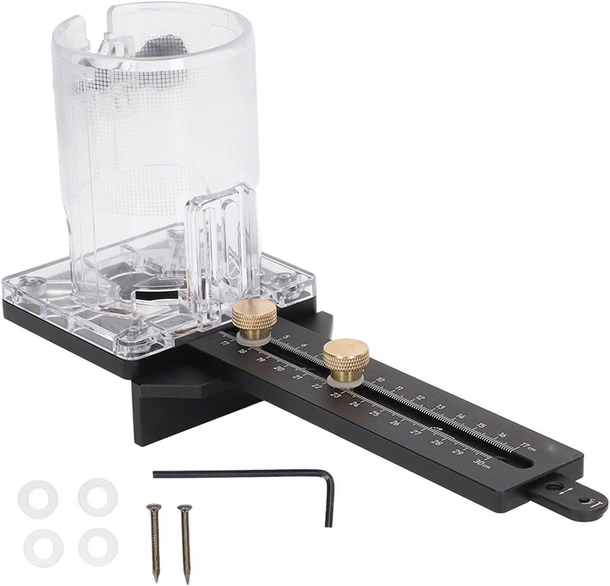 Cirkel Cutter Jig Hout Trimmer Base 8mm Pin Voor Houtbewerking - Rond Snijden
