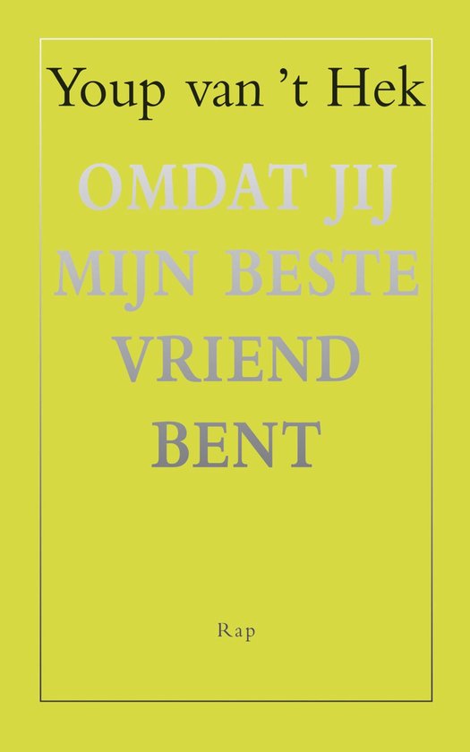 Omdat jij mijn beste vriend bent - cover