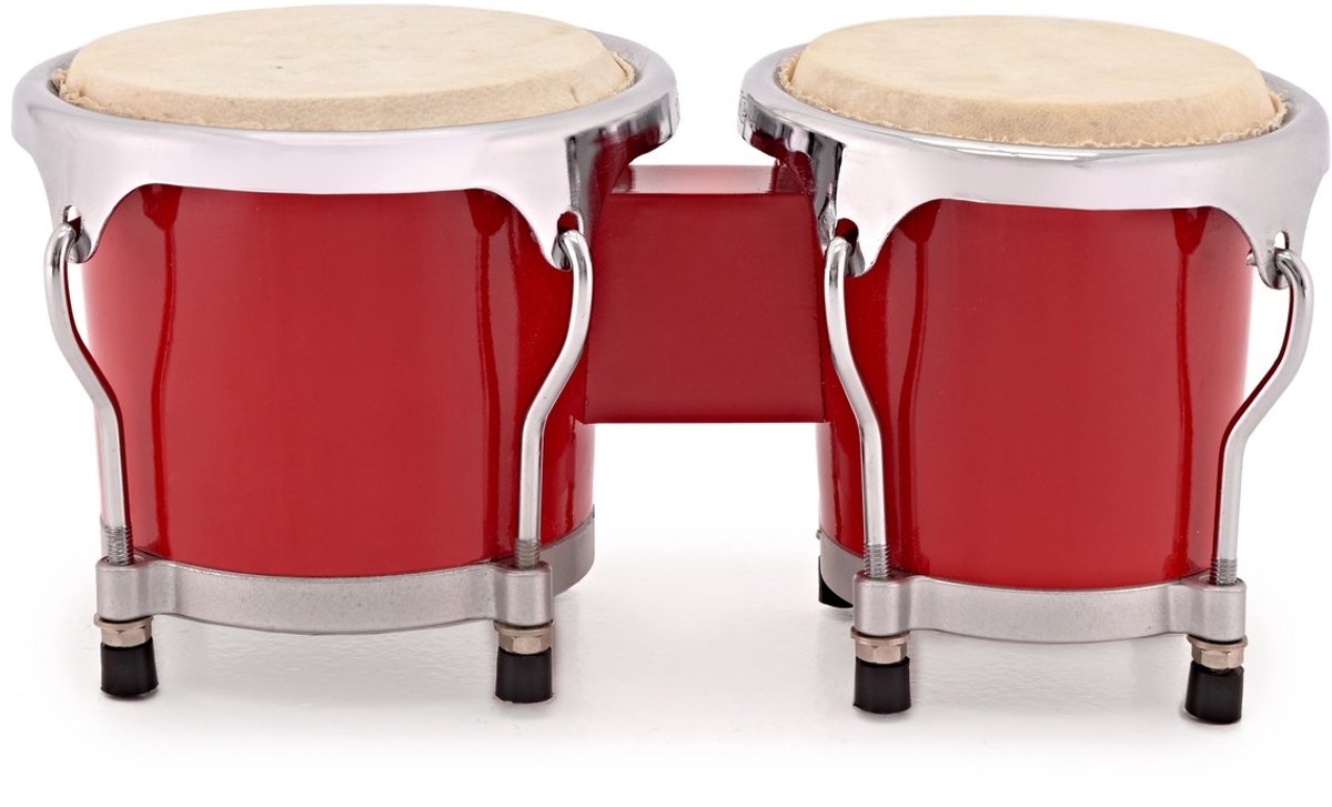 Mini Bongo Set van Gear4music, Rood
