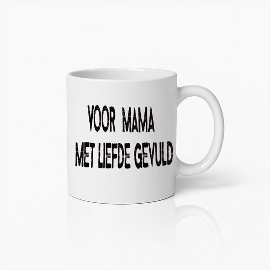 Tasse à café « Maman touchante » – « Rempli d'amour pour Maman » – Cadeau de tasse en céramique affectueux pour les mères