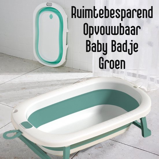Opvouwbaar babybad premium kwaliteit: de dunste (6 cm) & als beste