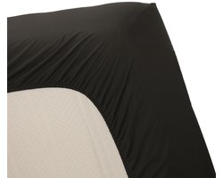 Ambiante Katoen - Hoeslaken - 160x220 - Zwart