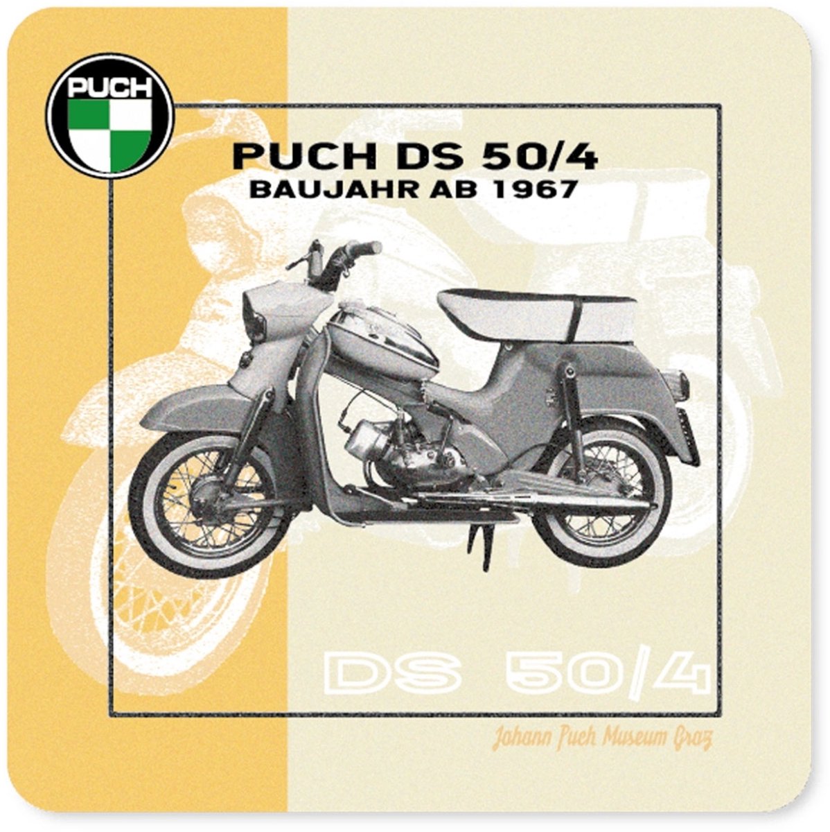 Puch DS50 Onderzetters (2 Stuks)