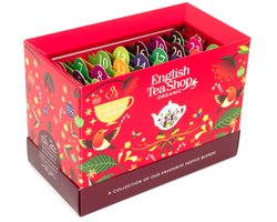 English Tea Shop - Thee Adventskalender Registerstijl – 25x Biologische Theezakjes – Luxe Cadeau voor de Feestdagen – Aftellen met Thee
